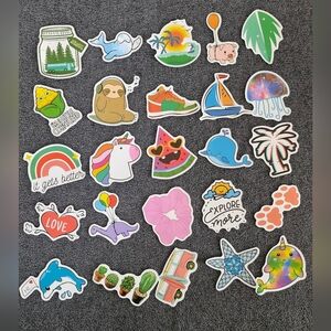 Sticker Set, the beach, 25pc, Journaling stationary, teachers